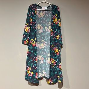 LuLaRoe Kids Sariah Cardigan Size 8